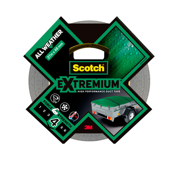 Nastro Adesivo Vinilico 766 Scotch 3M 50 mm x 33 m 10580 Giallo Nero  0021200456817