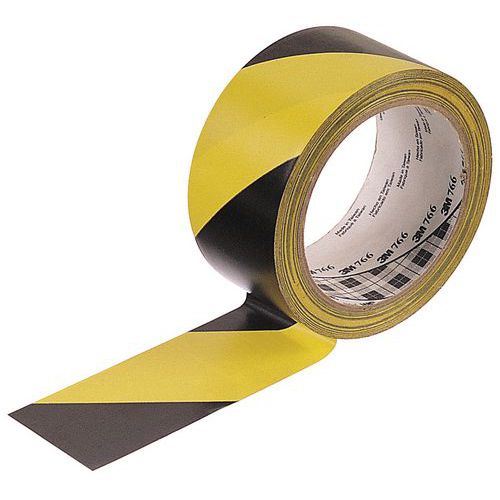 Nastro Adesivo Segnaletico 50 mm. X 33 Mt. GIALLO-NERO SCOTCH